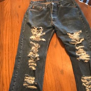 Levi’s distressed